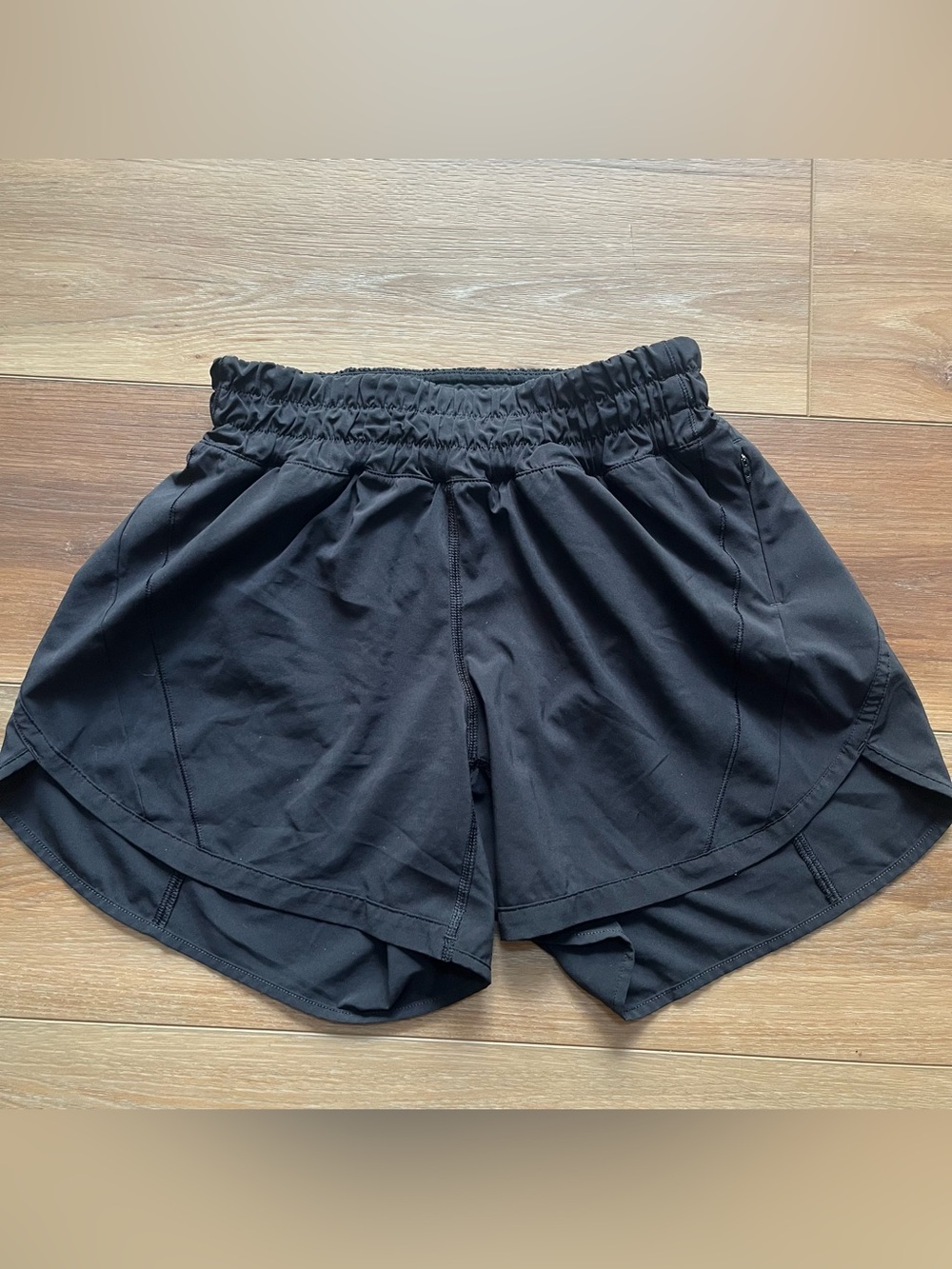 Lululemon Athletica track that black 5” W7AQEs running athletic shorts 4